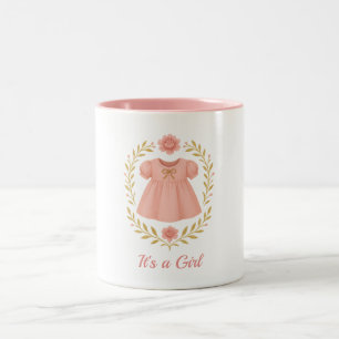 2 Couleurs Tasse - Révélation du sexe : C'est une fille