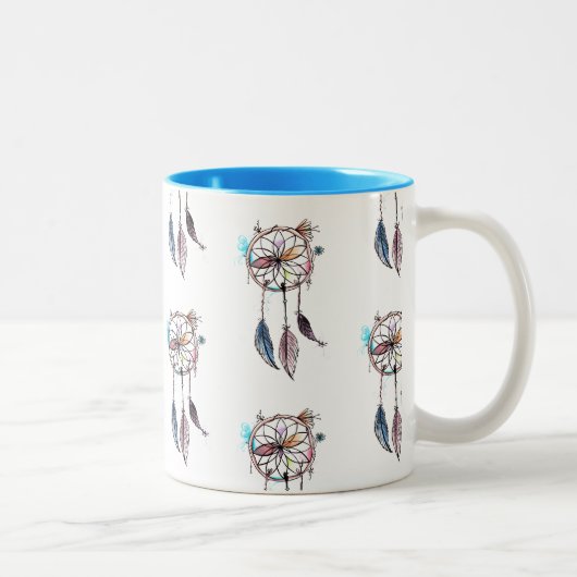 2 Couleurs Tasse rêveuse de receveur (Droit)