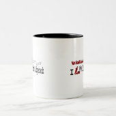 2 Couleurs Tasse Rhodesian Ridgeback (je l'aime) (Centre)