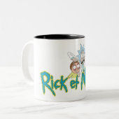 2 Couleurs Tasse Rick and Morty  (Devant gauche)