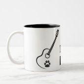 2 Couleurs Tasse Rockin' Dog Dad (Gauche)