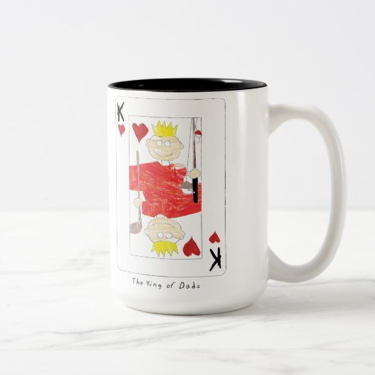 2 Couleurs tasse roi des papas (Droit)