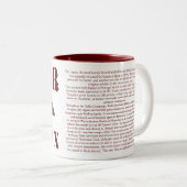 2 Couleurs Tasse romaine célèbre d'Eagle de la légion de (Devant droit)