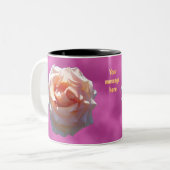 2 Couleurs Tasse Rose Blush (Devant gauche)