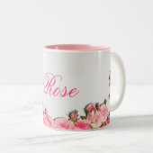 2 Couleurs Tasse rose de Coffe (Devant droit)