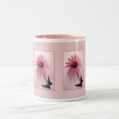 2 Couleurs Tasse rose de Coneflower (Centre)