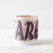 2 Couleurs Tasse rose de Karen (Centre)