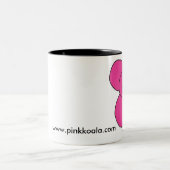 2 Couleurs Tasse rose de koala (Centre)