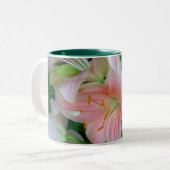 2 Couleurs Tasse rose de lis (Devant gauche)