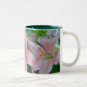 2 Couleurs Tasse rose de lis