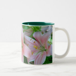 2 Couleurs Tasse rose de lis