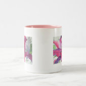 2 Couleurs Tasse rose de lis (Centre)