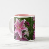 2 Couleurs Tasse rose de lis (Devant gauche)