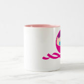 2 Couleurs Tasse rose de Ninja (Centre)