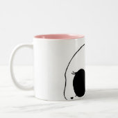 2 Couleurs Tasse rose de Skellie (Gauche)