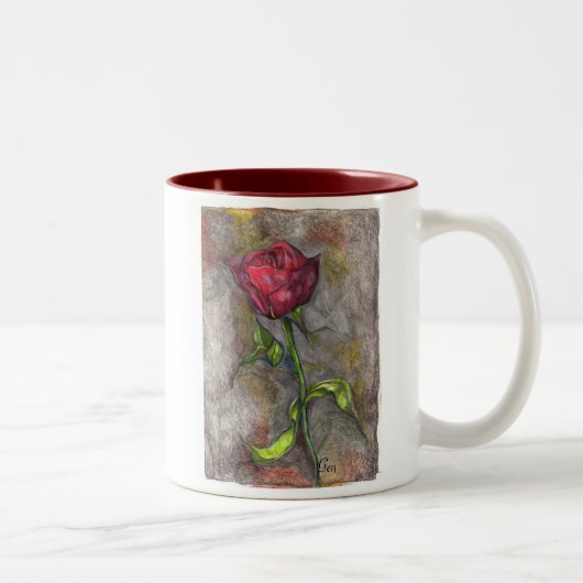 2 Couleurs Tasse rose de St Louis (Droit)