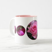 2 Couleurs tasse rose de velours (Devant gauche)