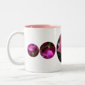 2 Couleurs tasse rose de velours (Gauche)
