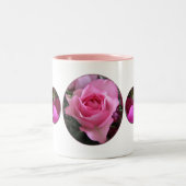2 Couleurs tasse rose de velours (Centre)