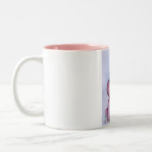2 Couleurs Tasse rose d'hippopotame (Gauche)