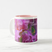 2 Couleurs Tasse rose d'iris de déesse (Devant gauche)