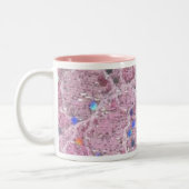 2 Couleurs Tasse rose scintillante (Gauche)