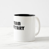 2 Couleurs Tasse rotatoire d'équipe (Devant droit)