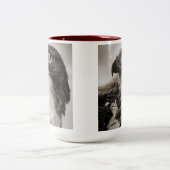 2 Couleurs tasse Rouge-coupée la queue de faucon (Centre)