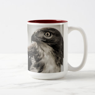 2 Couleurs tasse Rouge-coupée la queue de faucon