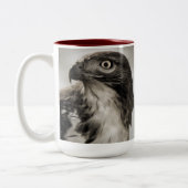 2 Couleurs tasse Rouge-coupée la queue de faucon (Gauche)