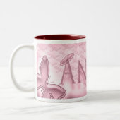 2 Couleurs Tasse rouge d'ange de ton (Gauche)