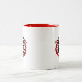 2 Couleurs Tasse rouge de RKR (Centre)