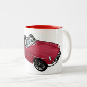 2 Couleurs tasse rouge de roadster (Devant droit)