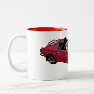 2 Couleurs tasse rouge de roadster