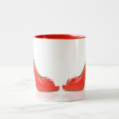 2 Couleurs Tasse rouge de talons hauts avec la couleur (Centre)