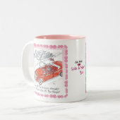 2 Couleurs TASSE rouge de voiture (Devant gauche)