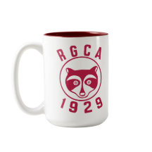 Tasse rouge du logo 15oz de RGCA