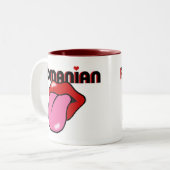 2 Couleurs Tasse roumaine (Devant gauche)