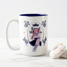 Tasse royale de thé de lait