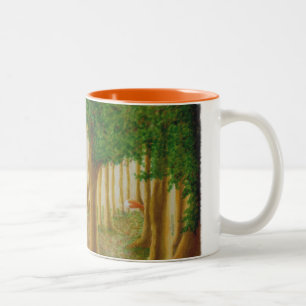 2 Couleurs Tasse rusée de forêt