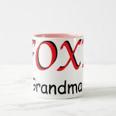 2 Couleurs Tasse rusée de grand-maman (Centre)