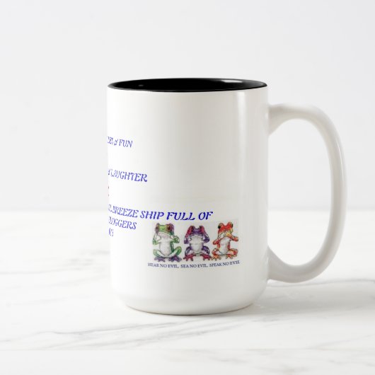 2 COULEURS TASSE SAGE DE 3 GRENOUILLES (Droit)