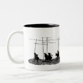 2 Couleurs Tasse Saint Jacques de Compostelle Chemin (Gauche)
