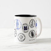 2 Couleurs Tasse Saint James Way (Devant droit)