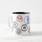 2 Couleurs Tasse Saint James Way (Devant gauche)