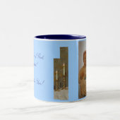 2 Couleurs Tasse sainte de mère et d'enfant (Centre)