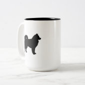 2 Couleurs tasse samoyède (Devant gauche)