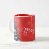 2 Couleurs Tasse - Sapin de Noël (Devant gauche)