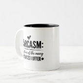 2 Couleurs Tasse Sarcasm Sipper (Devant gauche)