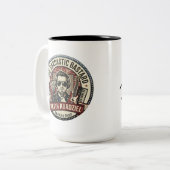 2 Couleurs Tasse Sarcastique Bâtard (Devant gauche)